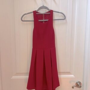 Open backed cocktail dress